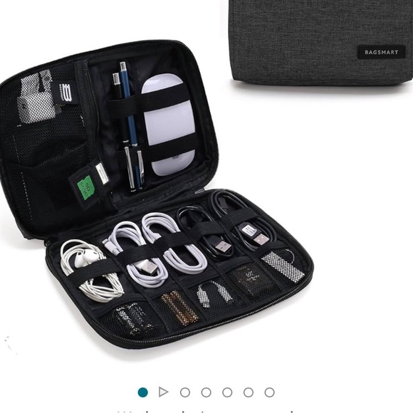 Cable Organizer Zipper Travel Case for Tech/Electronics - Picture 5 of 5